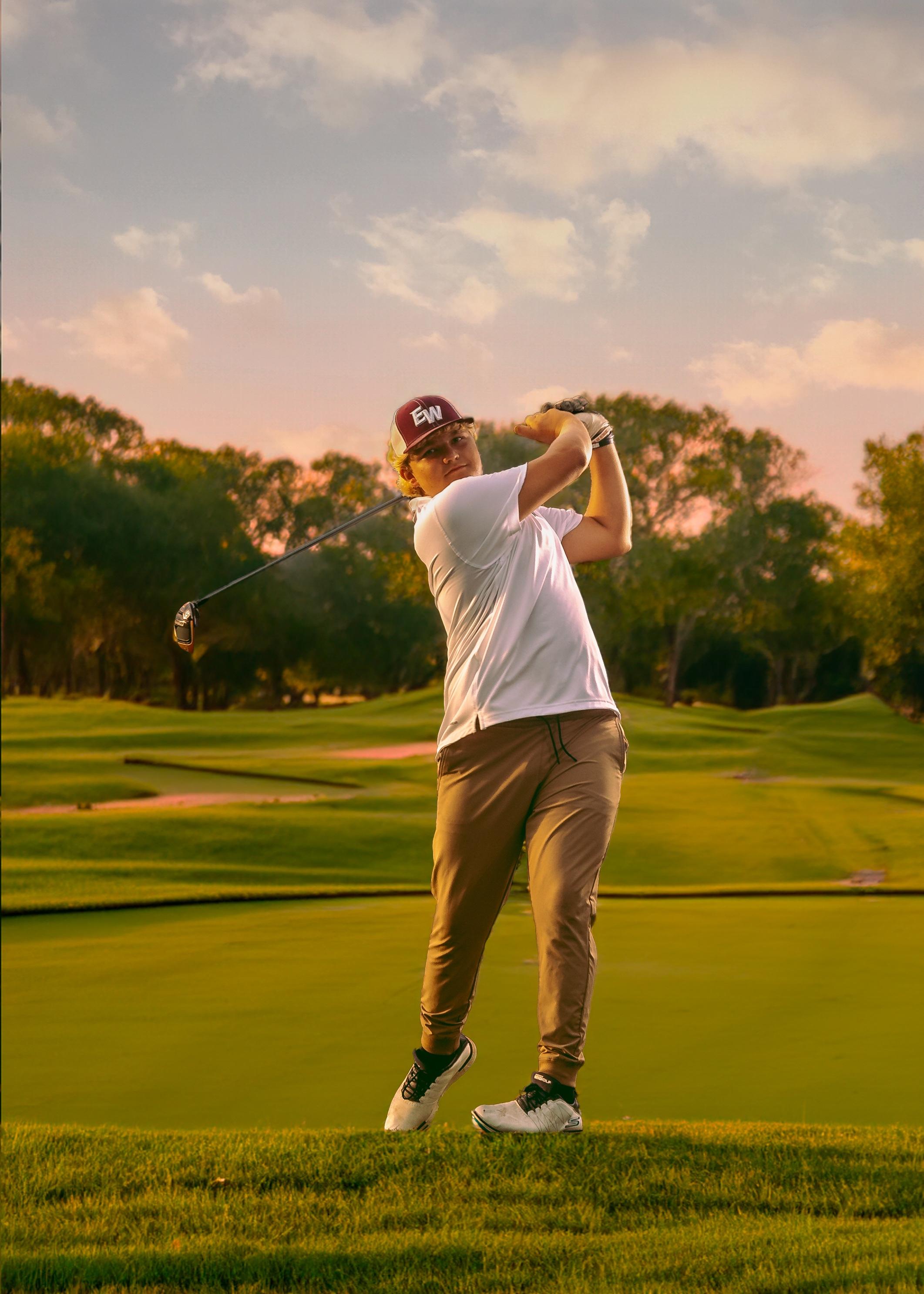 Golf Dramatic Sports Portraits